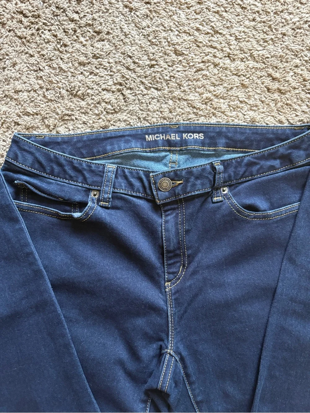 Michael Kors Navy Skinny Jeans